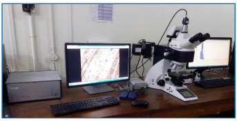 Leica make DM 4500P microscope